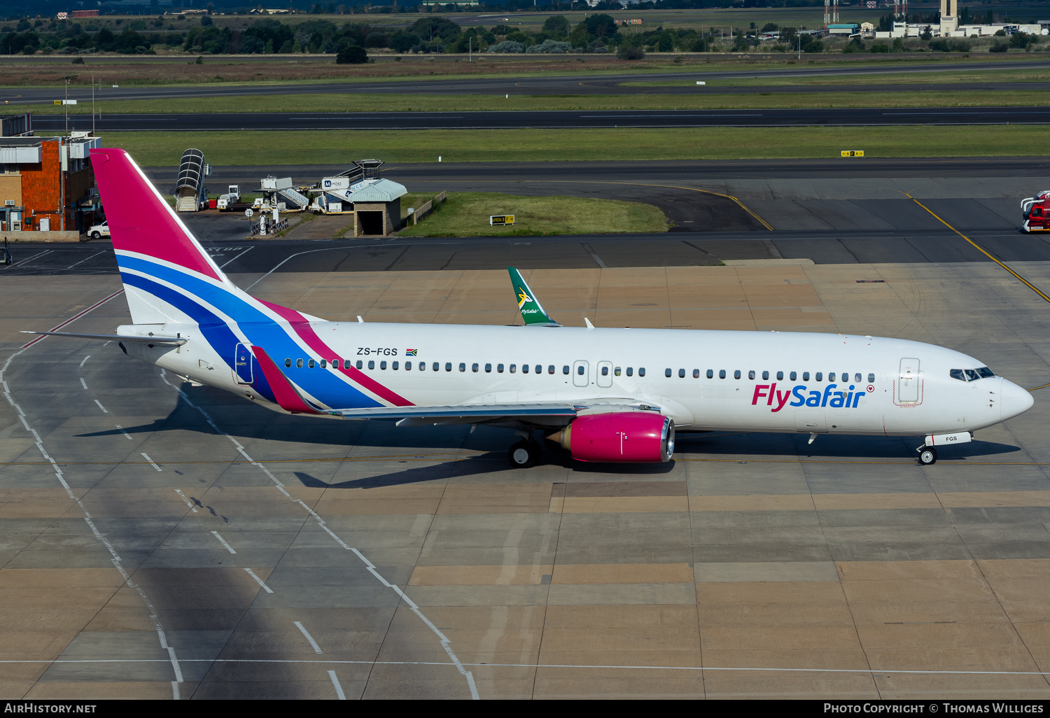 Aircraft Photo of ZS-FGS | Boeing 737-8GP | AirHistory.net #772877