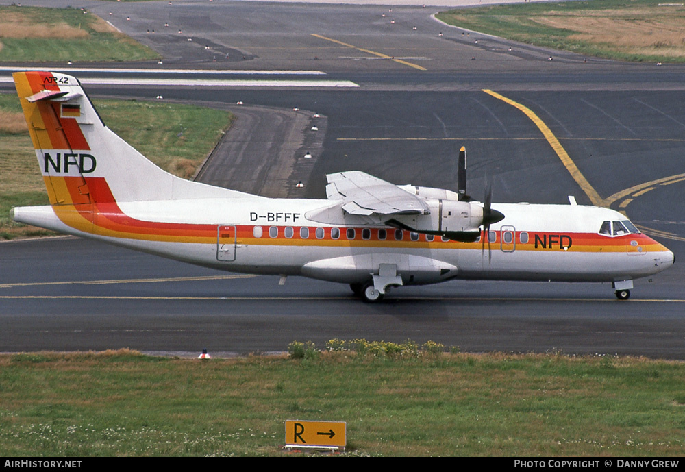 Aircraft Photo of D-BFFF | ATR ATR-42-300 | NFD - Nürnberger Flugdienst | AirHistory.net #772878