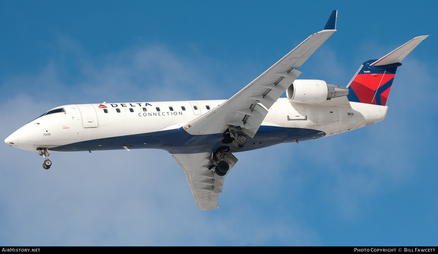 Aircraft Photo of N713CA | Bombardier CRJ-100ER (CL-600-2B19) | Delta Connection | Comair | AirHistory.net #772883