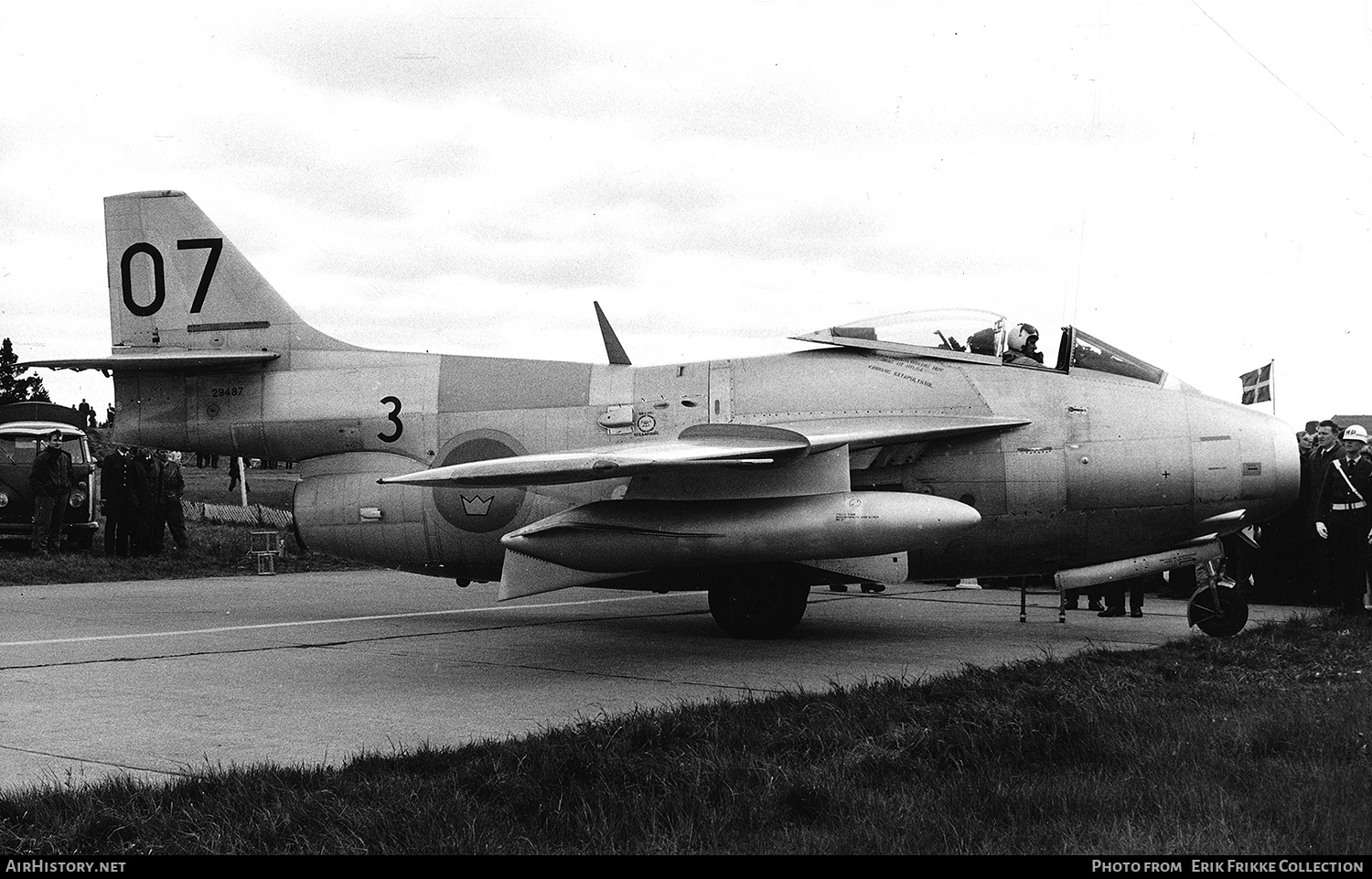 Aircraft Photo of 29487 | Saab J29F Tunnan | Sweden - Air Force | AirHistory.net #772888