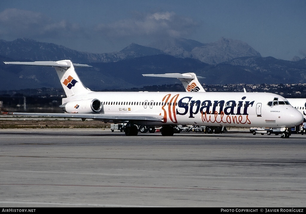 Aircraft Photo of EC-HGJ | McDonnell Douglas MD-82 (DC-9-82) | Spanair | AirHistory.net #772968