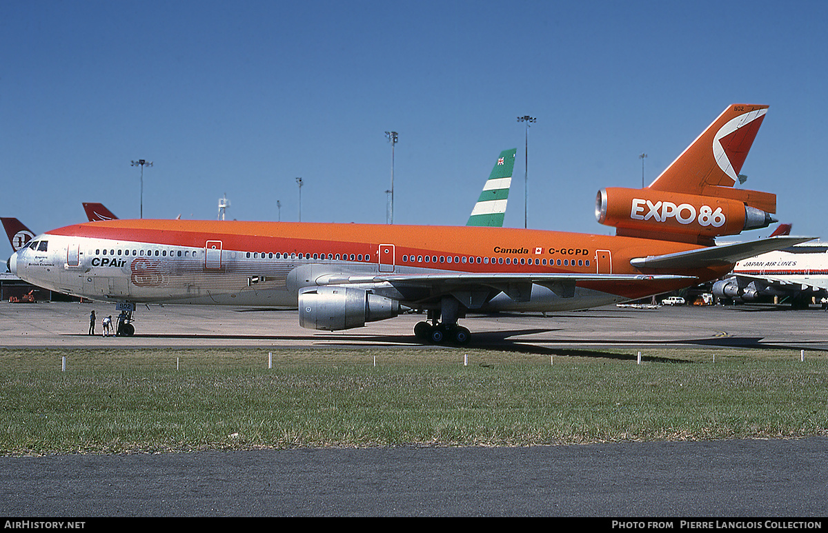 Aircraft Photo of C-GCPD | McDonnell Douglas DC-10-30 | CP Air | AirHistory.net #772977