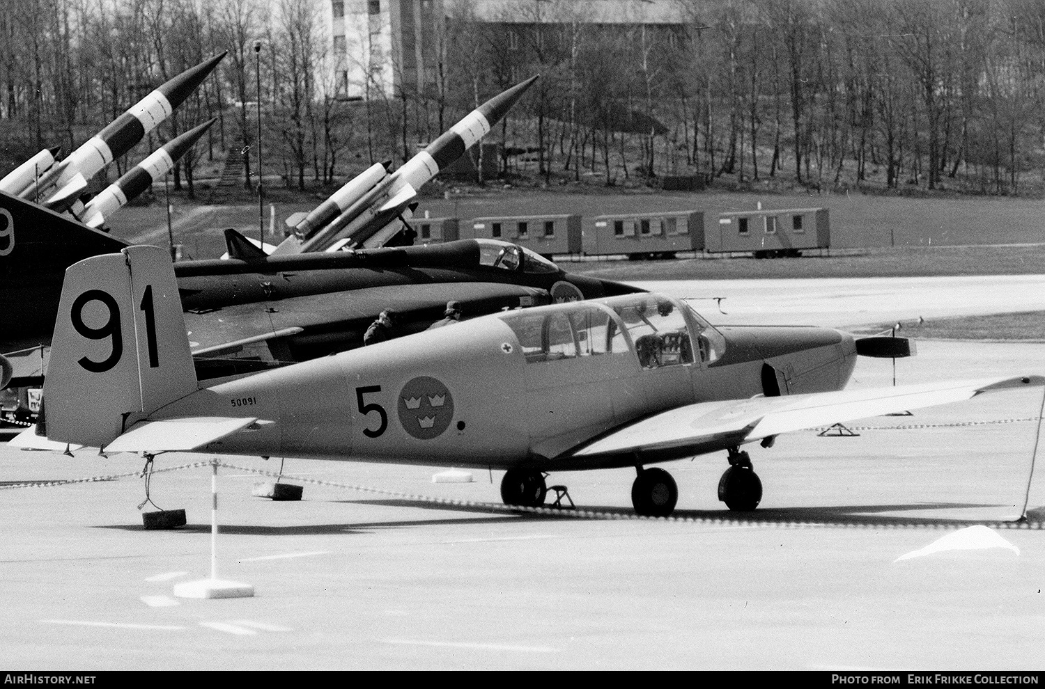 Aircraft Photo of 50091 | Saab Sk50C Safir (91C) | Sweden - Air Force | AirHistory.net #772984