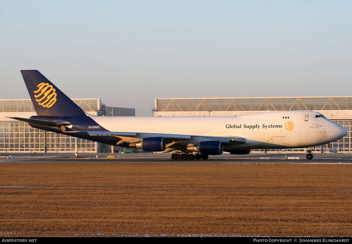 Aircraft Photo of G-GSSC | Boeing 747-47UF/SCD | Global Supply Systems | AirHistory.net #772996