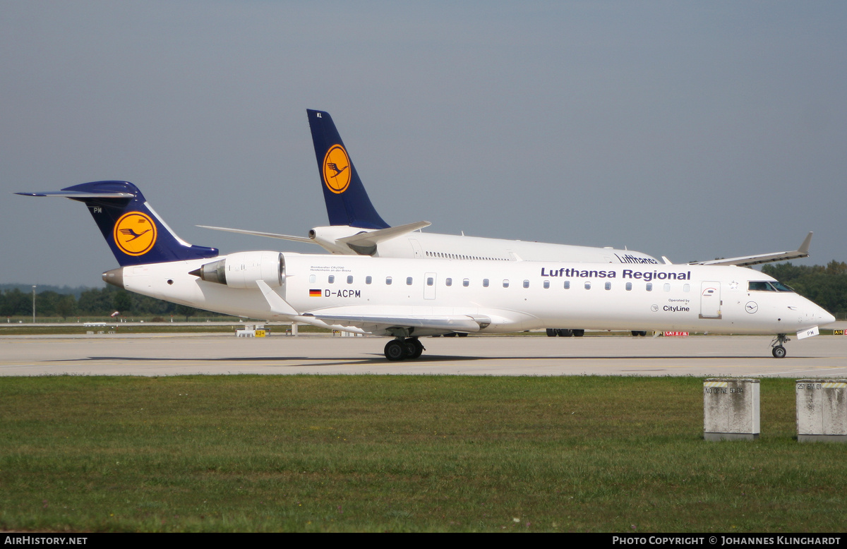 Aircraft Photo of D-ACPM | Bombardier CRJ-701ER (CL-600-2C10) | Lufthansa Regional | AirHistory.net #773002