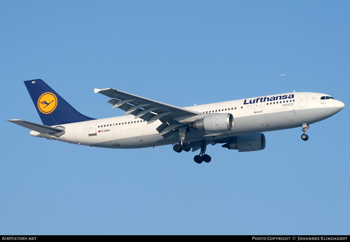 Aircraft Photo of D-AIAH | Airbus A300B4-603 | Lufthansa | AirHistory.net #773022