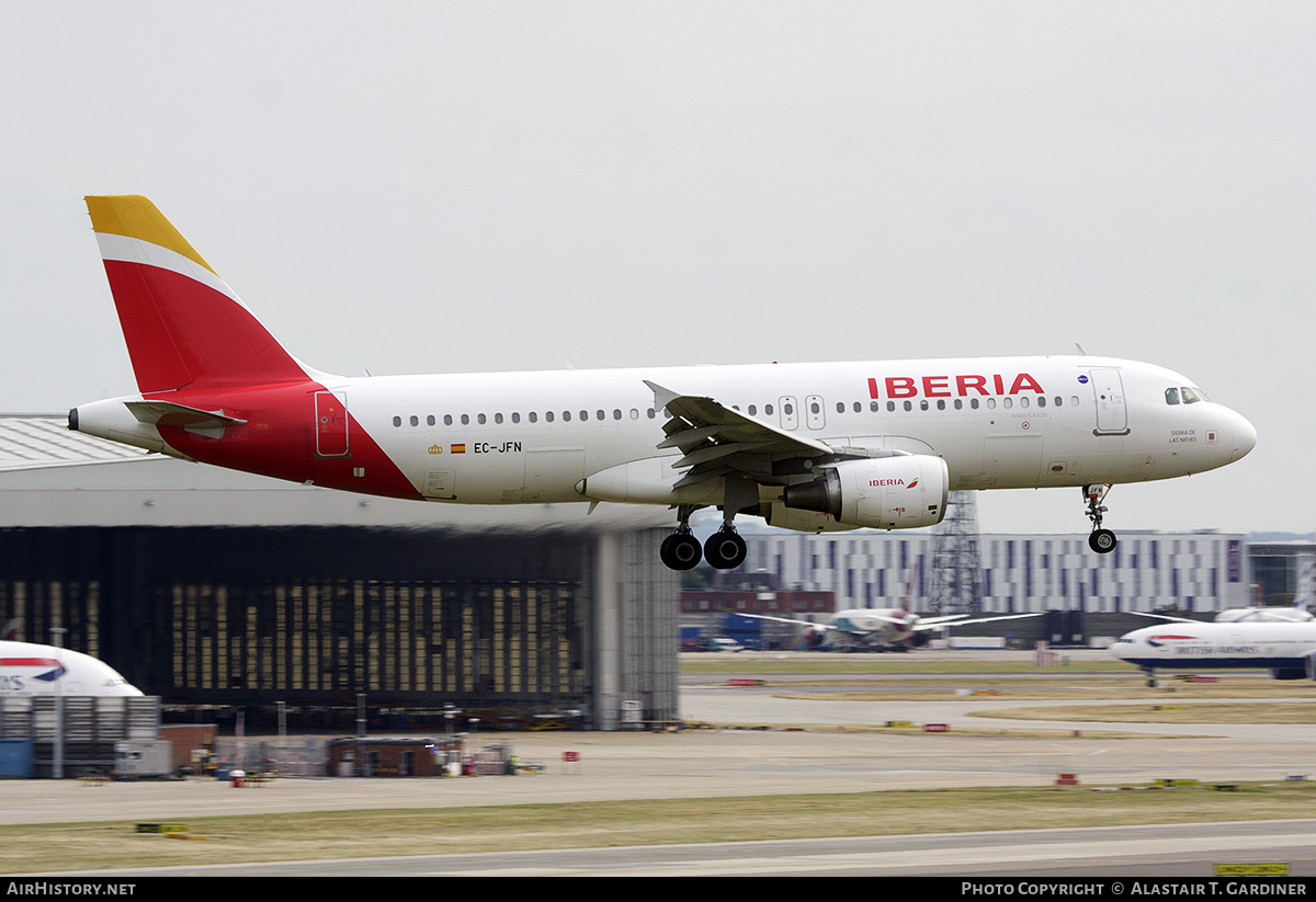 Aircraft Photo of EC-JFN | Airbus A320-214 | Iberia | AirHistory.net #773031