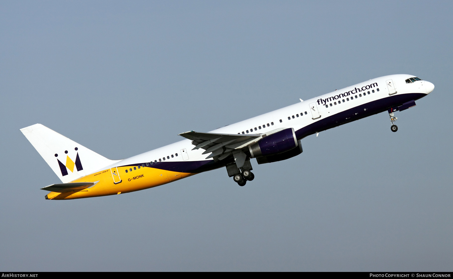 Aircraft Photo of G-MONK | Boeing 757-2T7 | Monarch Airlines | AirHistory.net #773065