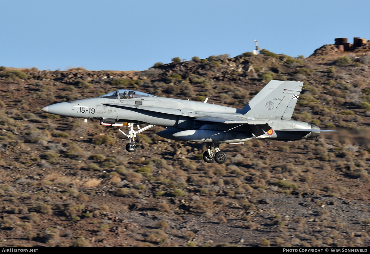 Aircraft Photo of C15-32 | McDonnell Douglas EF-18M Hornet | Spain - Air Force | AirHistory.net #773103