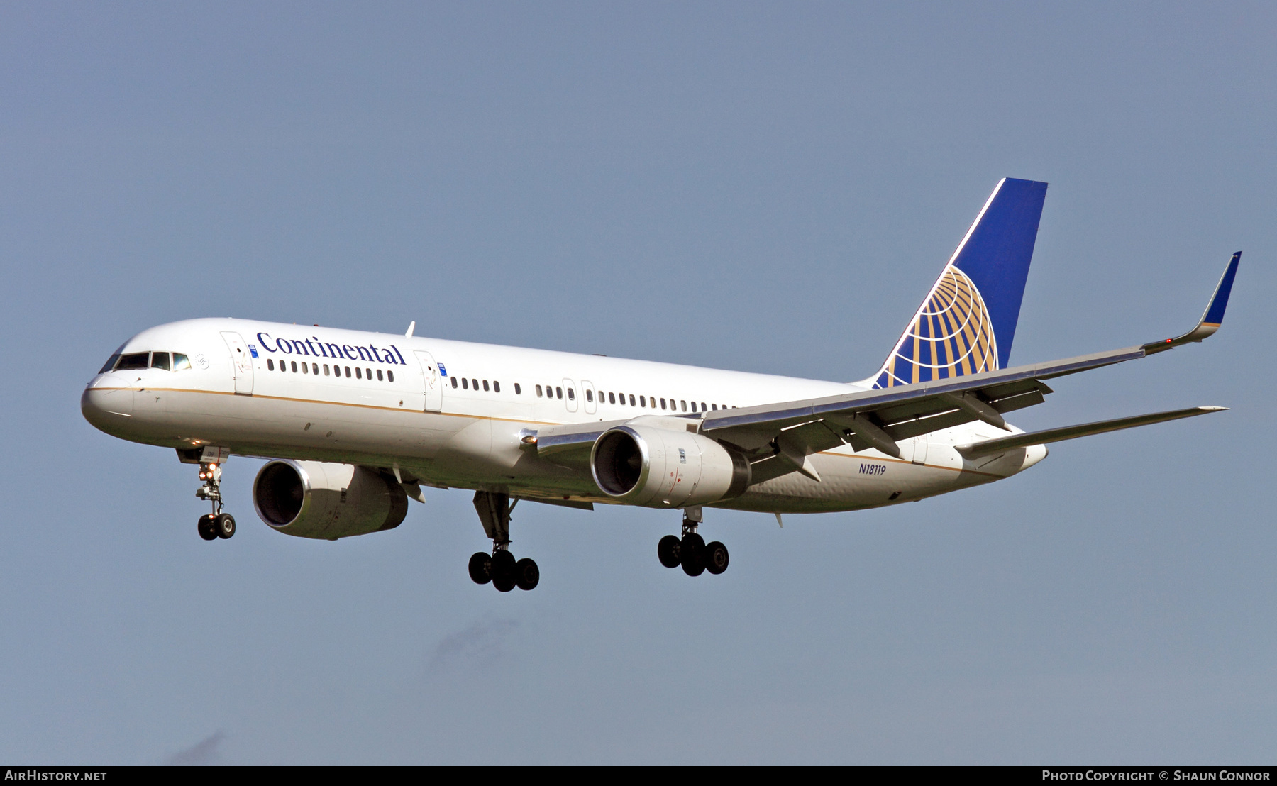 Aircraft Photo of N18119 | Boeing 757-224 | Continental Airlines | AirHistory.net #773110