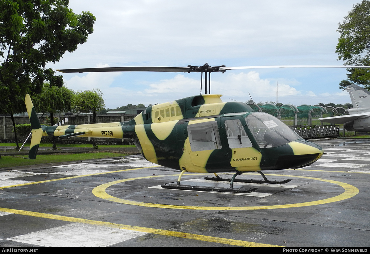 Aircraft Photo of SHT-550 | Bell 206A JetRanger | Sri Lanka - Air Force | AirHistory.net #773115