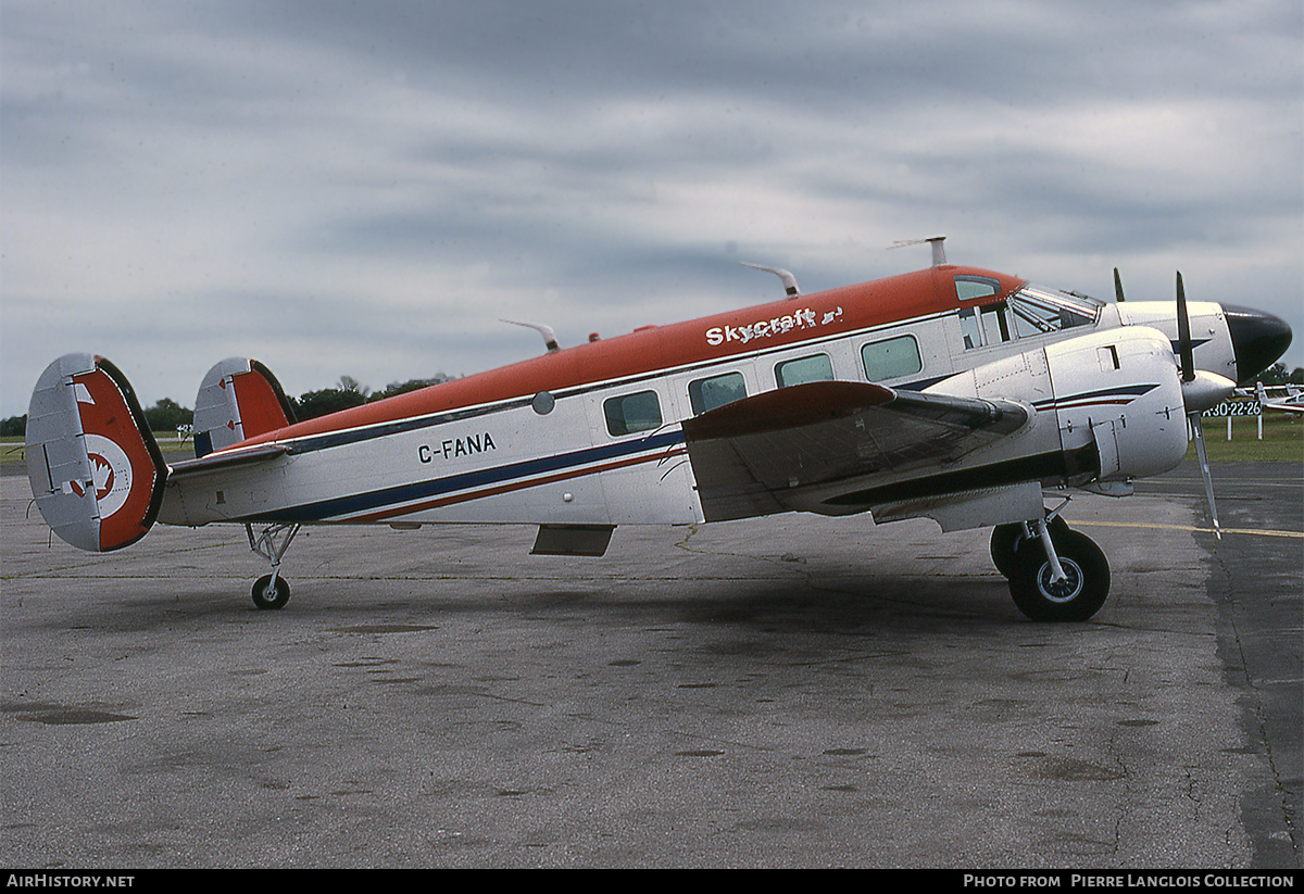 Aircraft Photo of C-FANA | Beech E18S | Skycraft Air Transport | AirHistory.net #773153