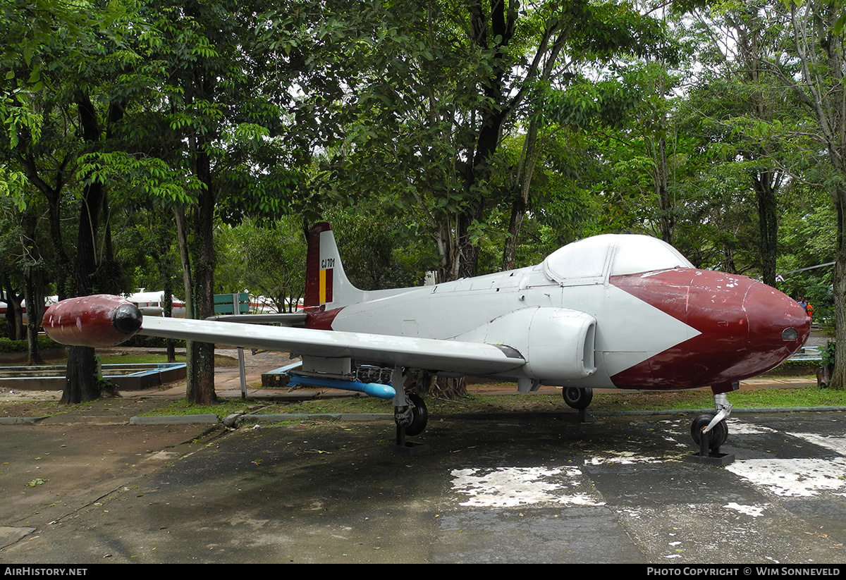 Aircraft Photo of CJ701 | Hunting P.84 Jet Provost Mk.51 | Ceylon - Air Force | AirHistory.net #773164