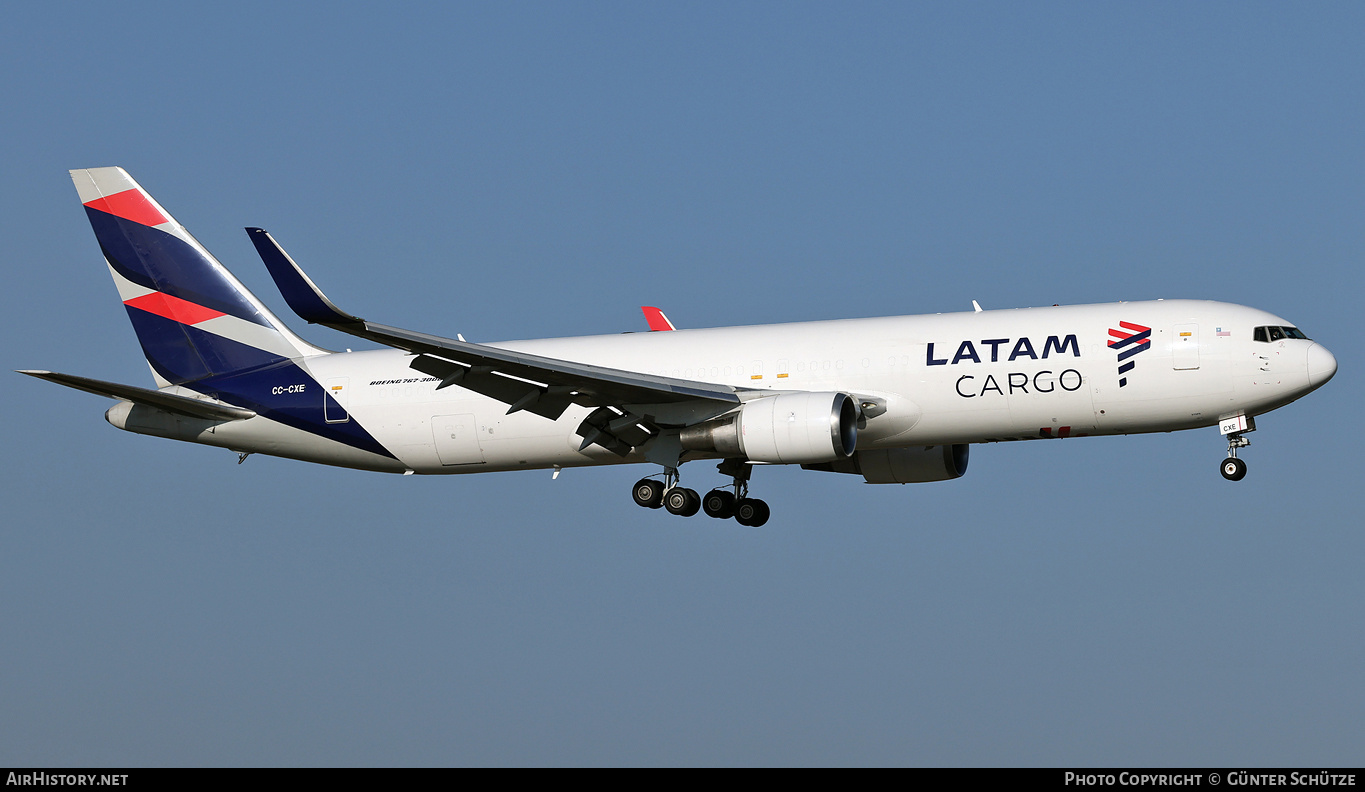 Aircraft Photo of CC-CXE | Boeing 767-316/ER(BCF) | LATAM Cargo | AirHistory.net #773172