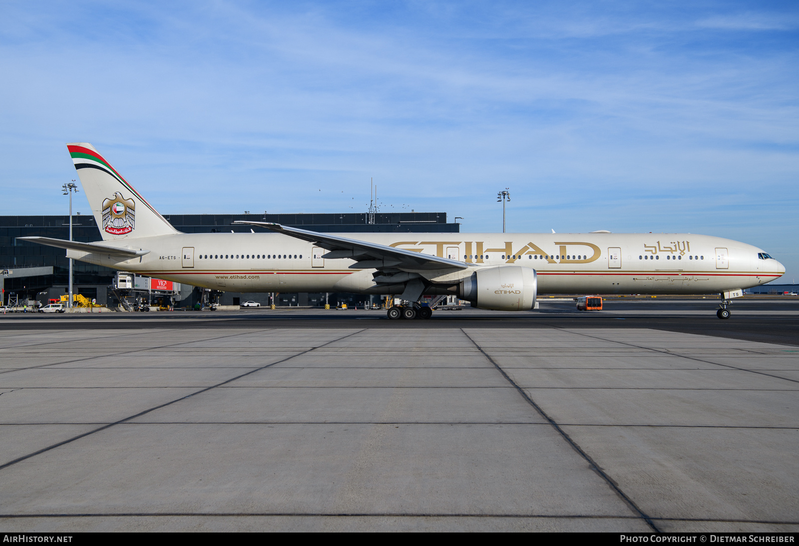 Aircraft Photo of A6-ETS | Boeing 777-3FX/ER | Etihad Airways | AirHistory.net #773206