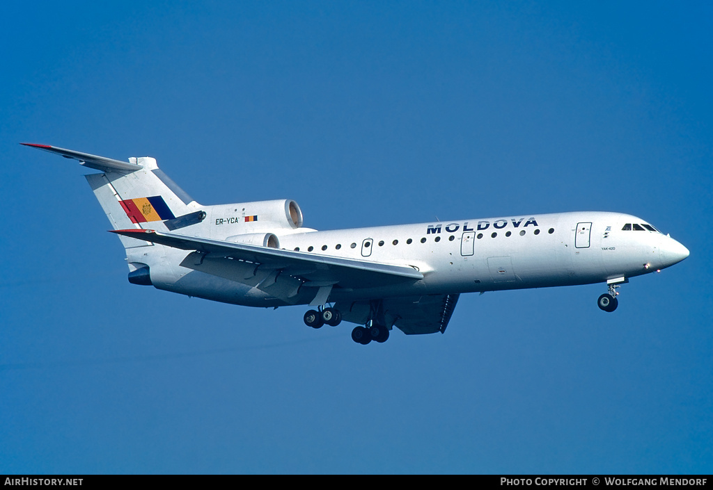 Aircraft Photo of ER-YCA | Yakovlev Yak-42D | Air Moldova International | AirHistory.net #773218