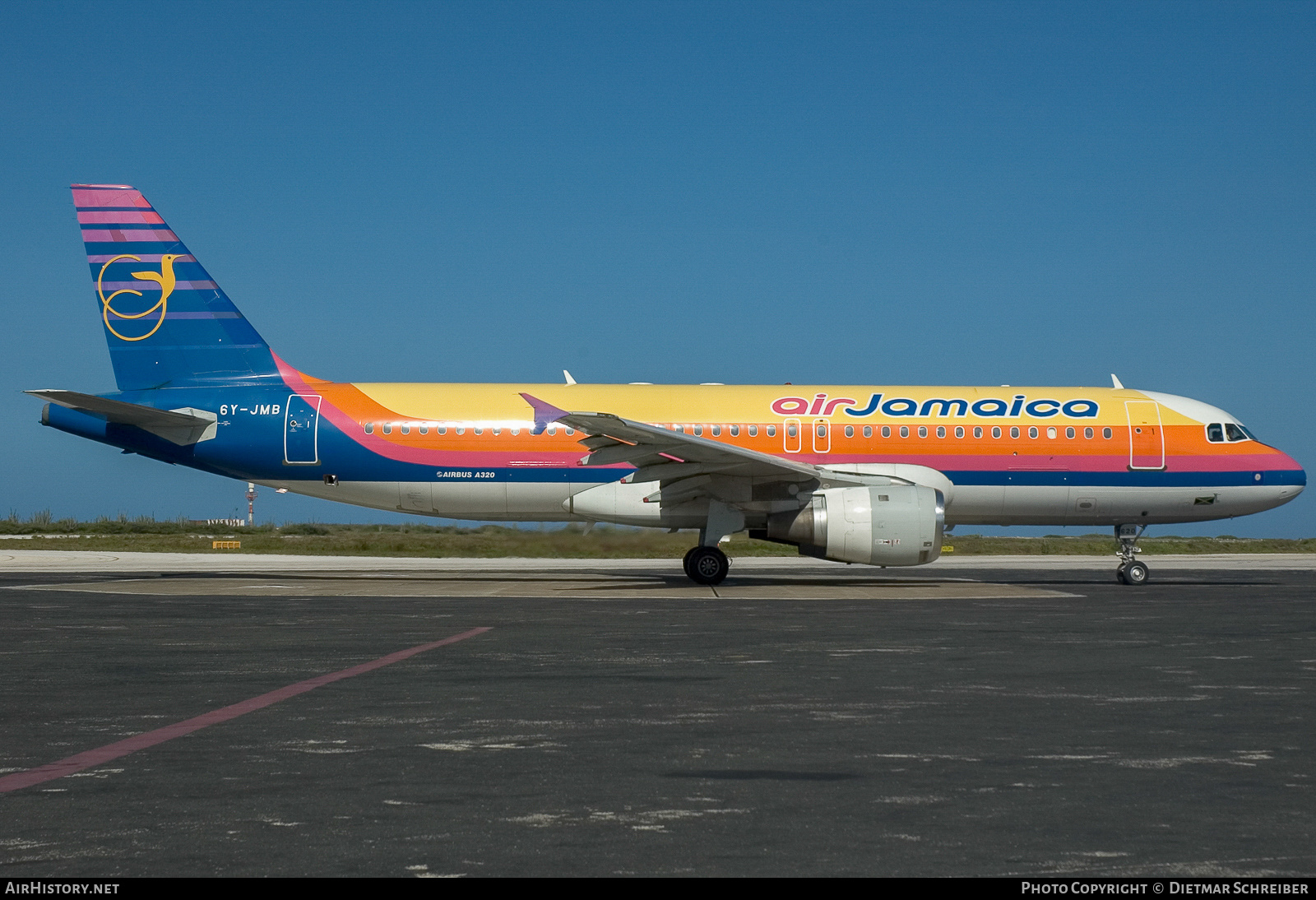 Aircraft Photo of 6Y-JMB | Airbus A320-212 | Air Jamaica | AirHistory.net #773228