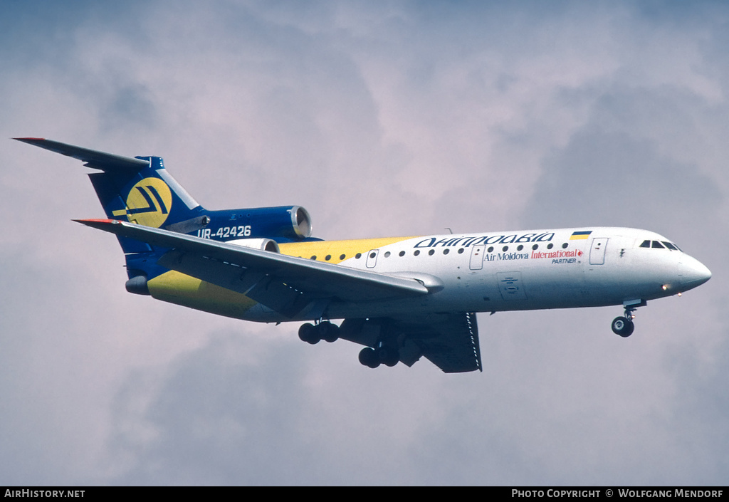 Aircraft Photo of UR-42426 | Yakovlev Yak-42D | Dnieproavia | AirHistory.net #773238