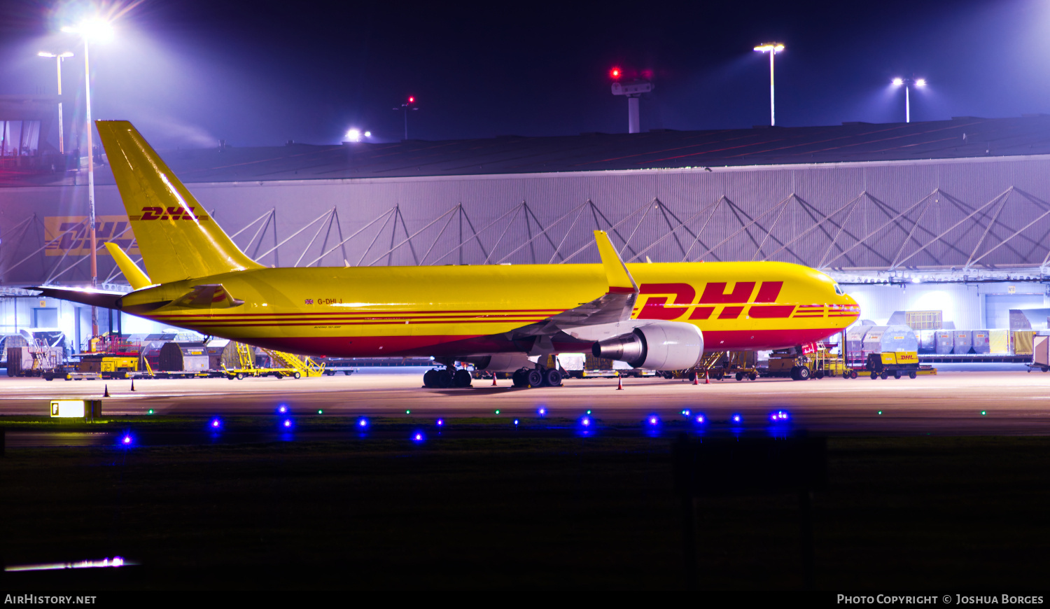 Aircraft Photo of G-DHLJ | Boeing 767-300F | DHL International | AirHistory.net #773259