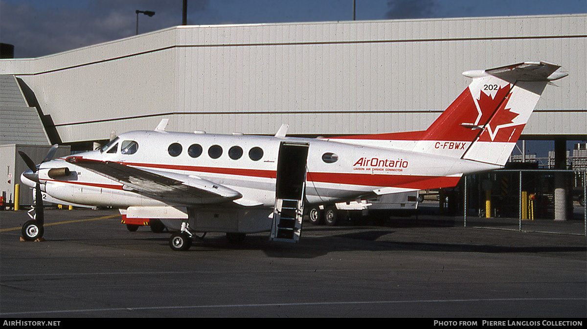 Aircraft Photo of C-FBWX | Beech 200C Super King Air | Air Ontario | AirHistory.net #773267