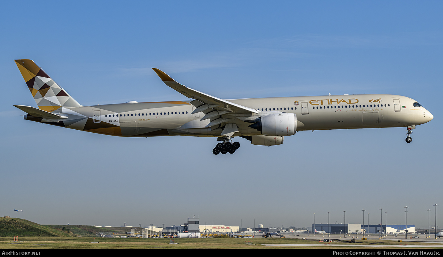 Aircraft Photo of A6-XWA | Airbus A350-1041 | Etihad Airways | AirHistory.net #773270