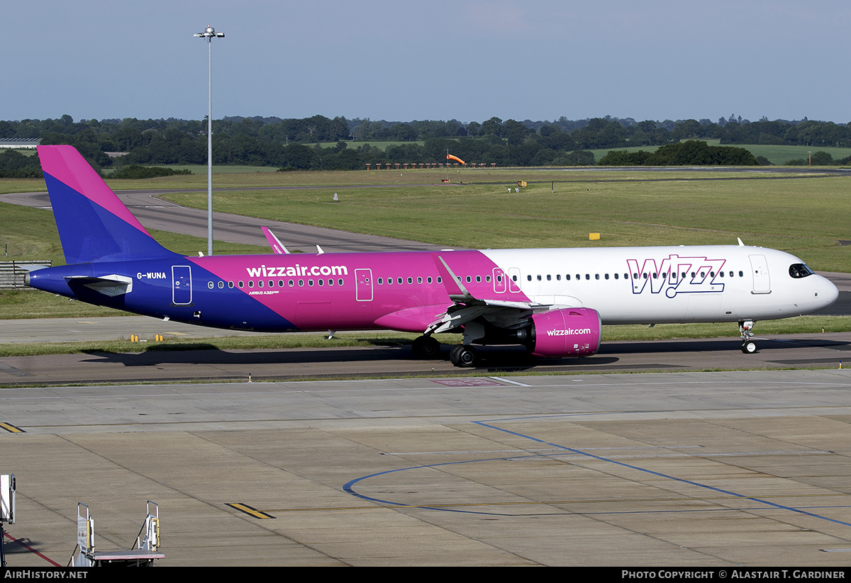 Aircraft Photo of G-WUNA | Airbus A321-271NX | Wizz Air | AirHistory.net #773287