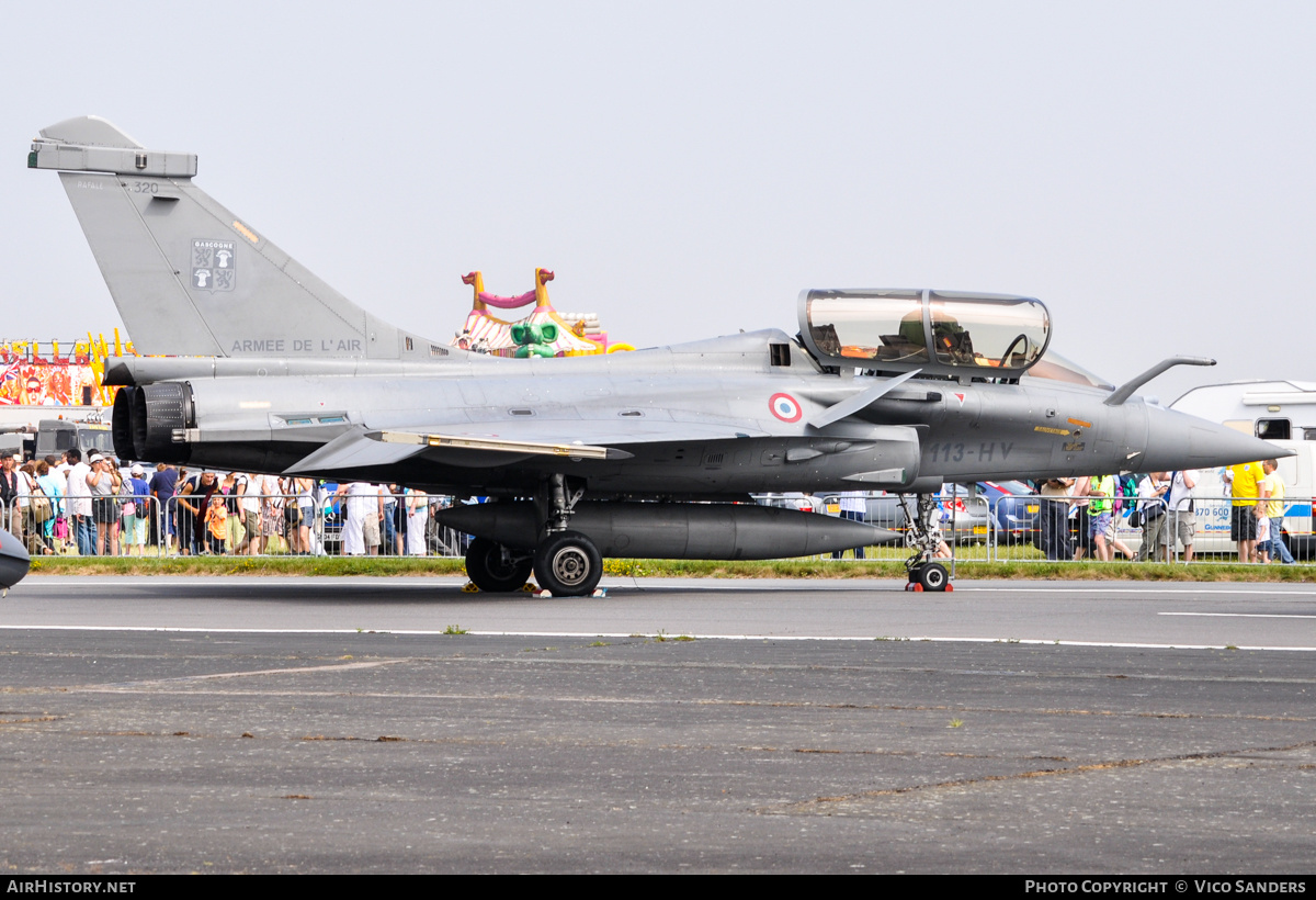 Aircraft Photo of 320 | Dassault Rafale B | France - Air Force | AirHistory.net #773336