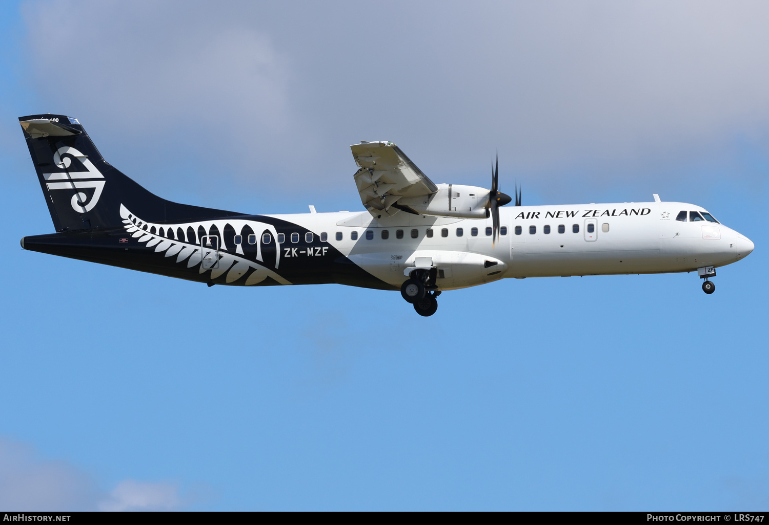 Aircraft Photo of ZK-MZF | ATR ATR-72-600 (ATR-72-212A) | Air New Zealand | AirHistory.net #773358