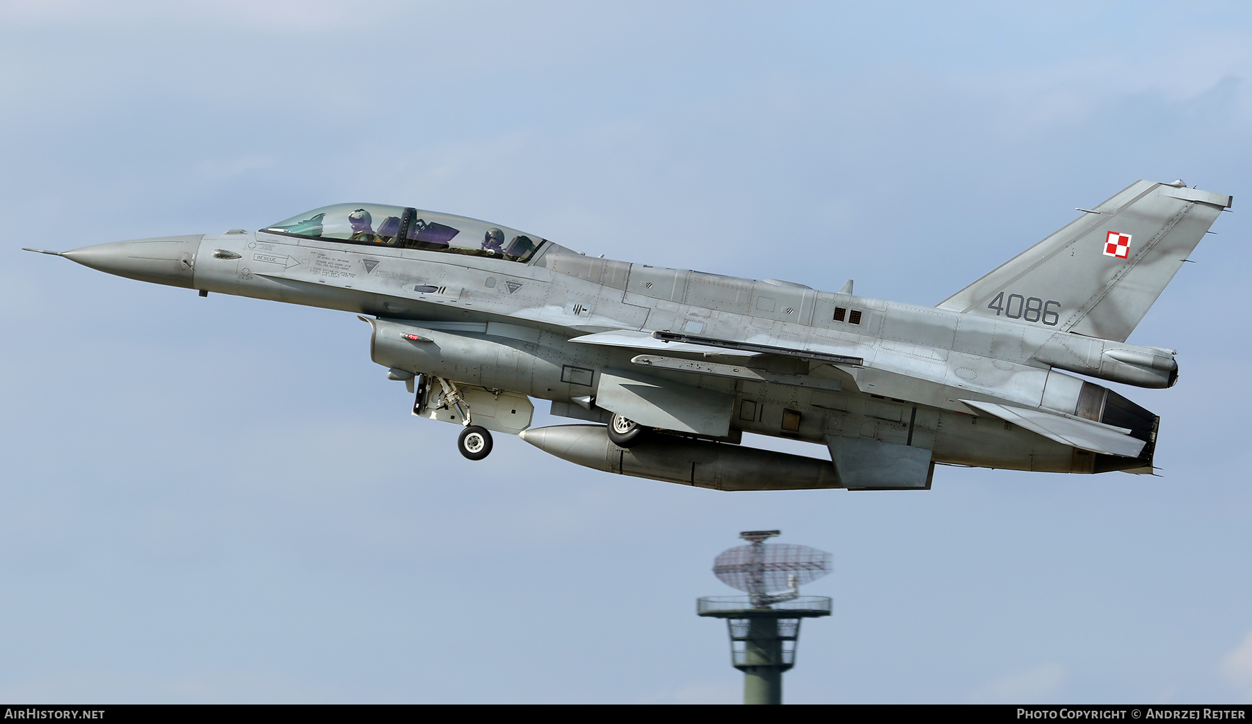 Aircraft Photo of 4086 | Lockheed Martin F-16DJ Fighting Falcon | Poland - Air Force | AirHistory.net #773375