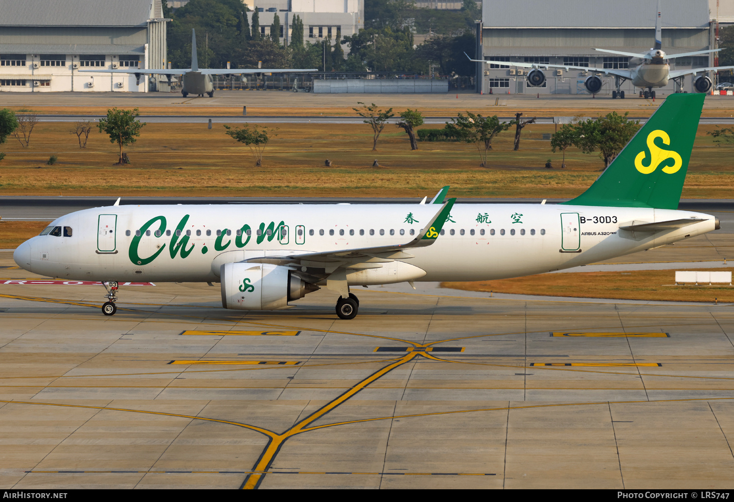 Aircraft Photo of B-30D3 | Airbus A320-251N | Spring Airlines | AirHistory.net #773380