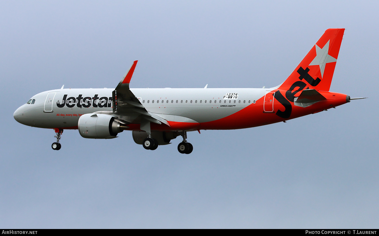 Aircraft Photo of F-WWIG | Airbus A320-251N | Jetstar Airways | AirHistory.net #773396