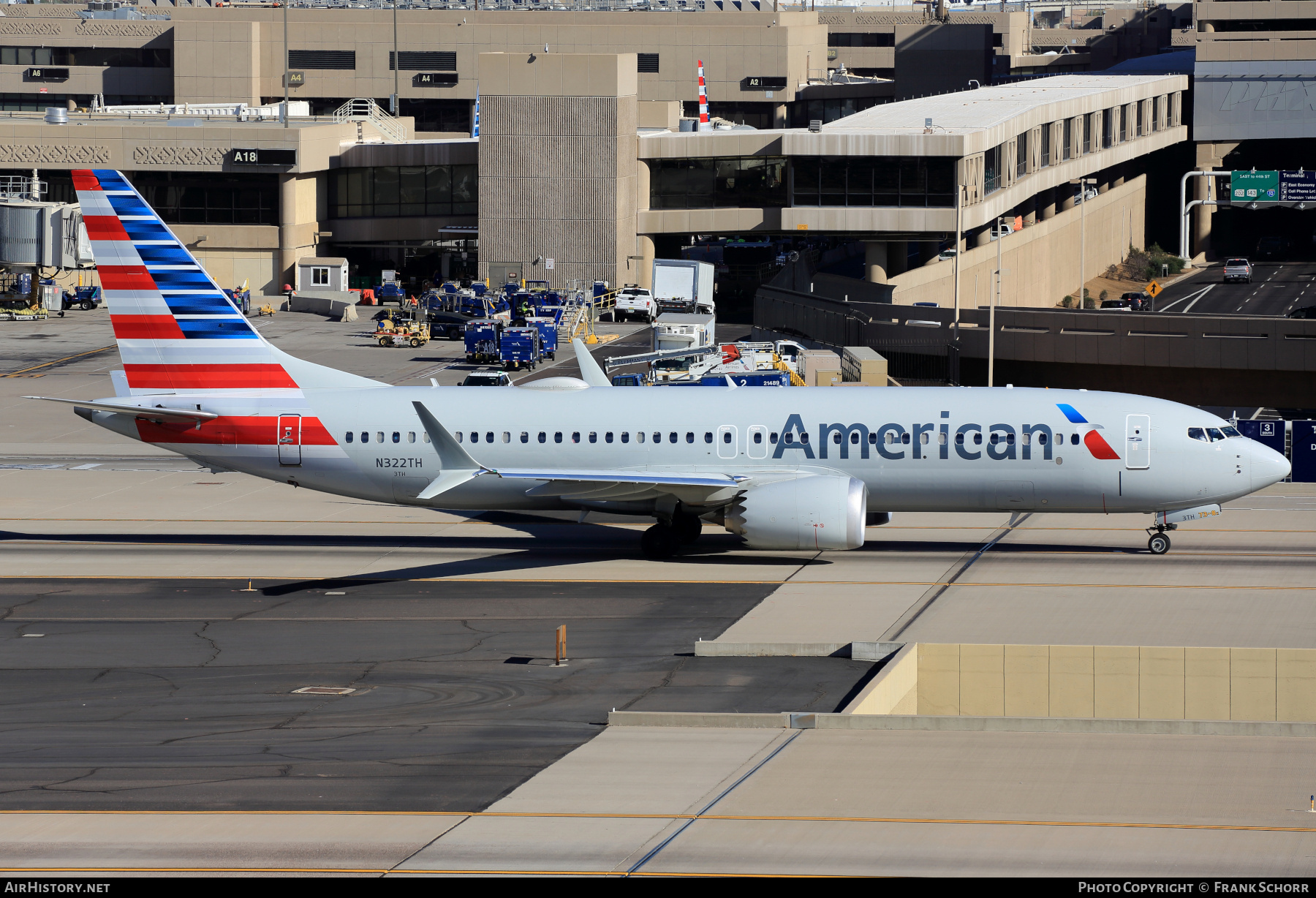 Aircraft Photo of N322TH | Boeing 737-8 Max 8 | American Airlines | AirHistory.net #773408