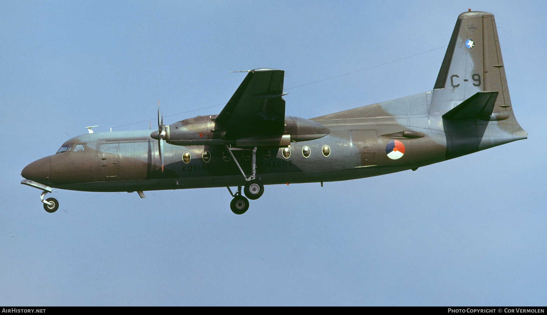 Aircraft Photo of C-9 | Fokker F27-300M Troopship | Netherlands - Air Force | AirHistory.net #773419