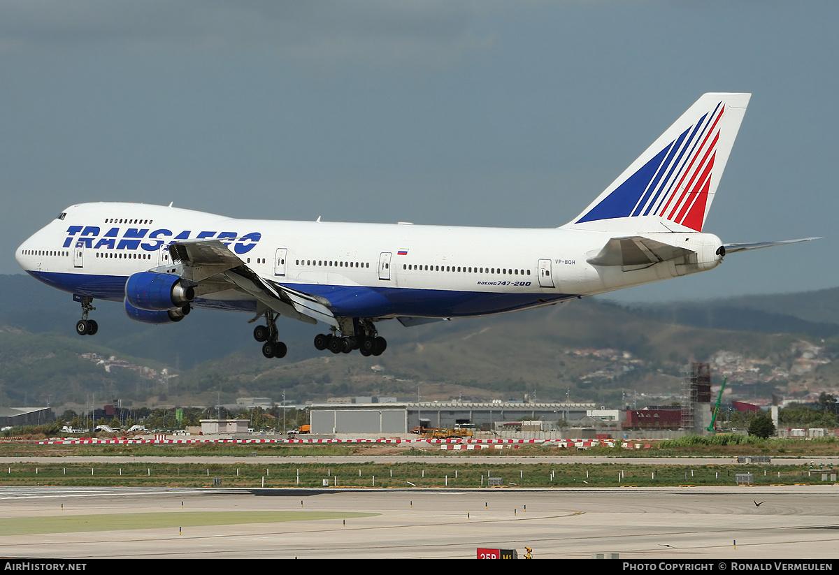 Aircraft Photo of VP-BQH | Boeing 747-219B | Transaero Airlines | AirHistory.net #773428