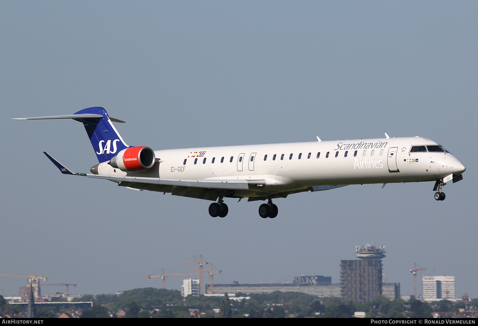 Aircraft Photo of EI-GEF | Bombardier CRJ-900LR (CL-600-2D24) | Scandinavian Airlines - SAS | AirHistory.net #773440