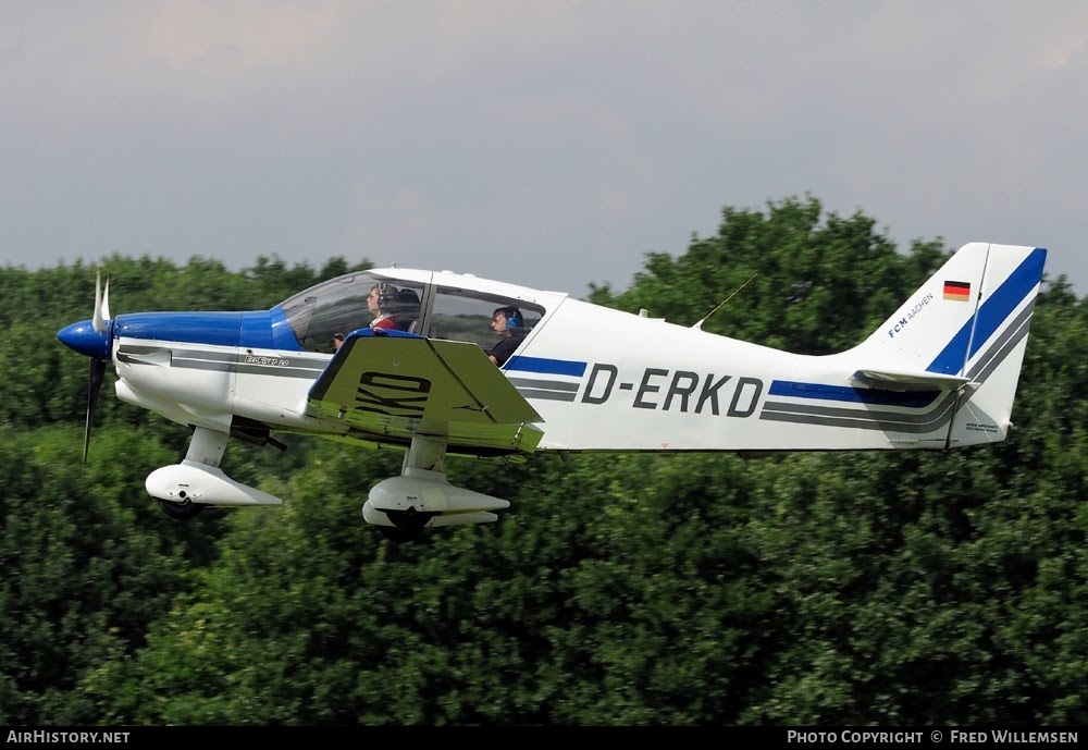 Aircraft Photo of D-ERKD | Robin DR-400-135CDI EcoFlyer | FCM Aachen - Fliegerclub Merzbrück | AirHistory.net #773462