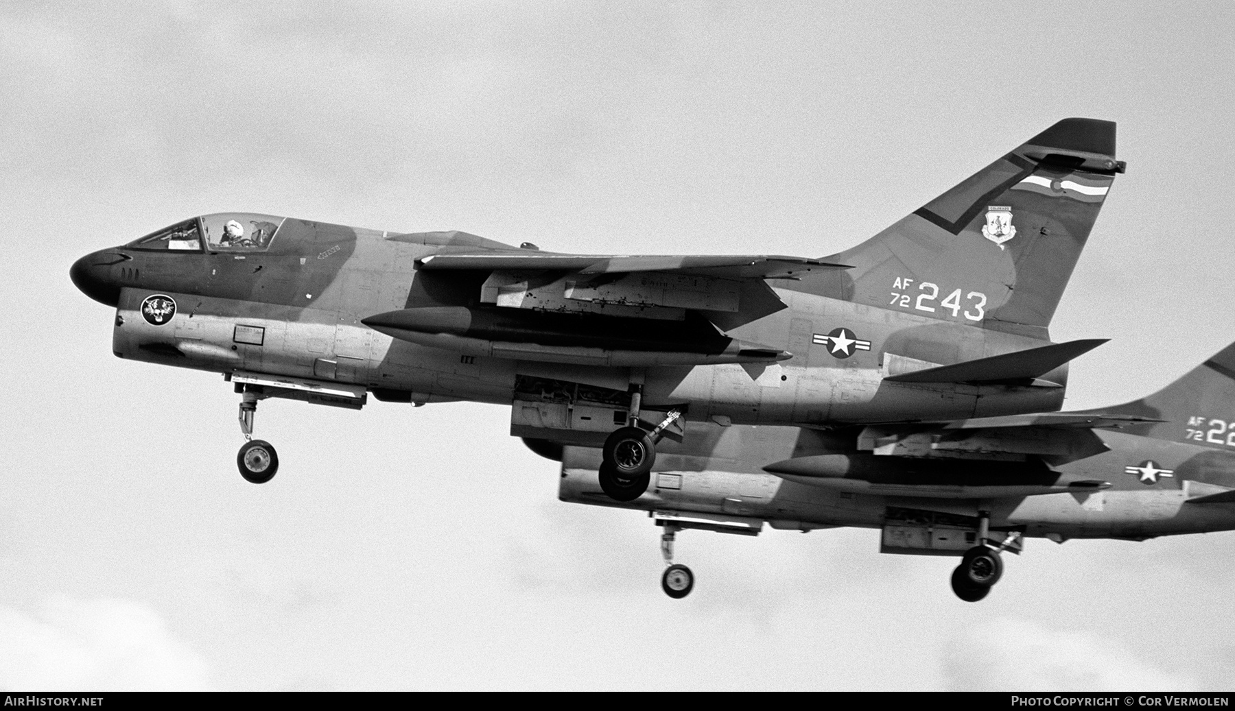 Aircraft Photo of 72-0243 / AF72-243 | LTV A-7D Corsair II | USA - Air Force | AirHistory.net #773469