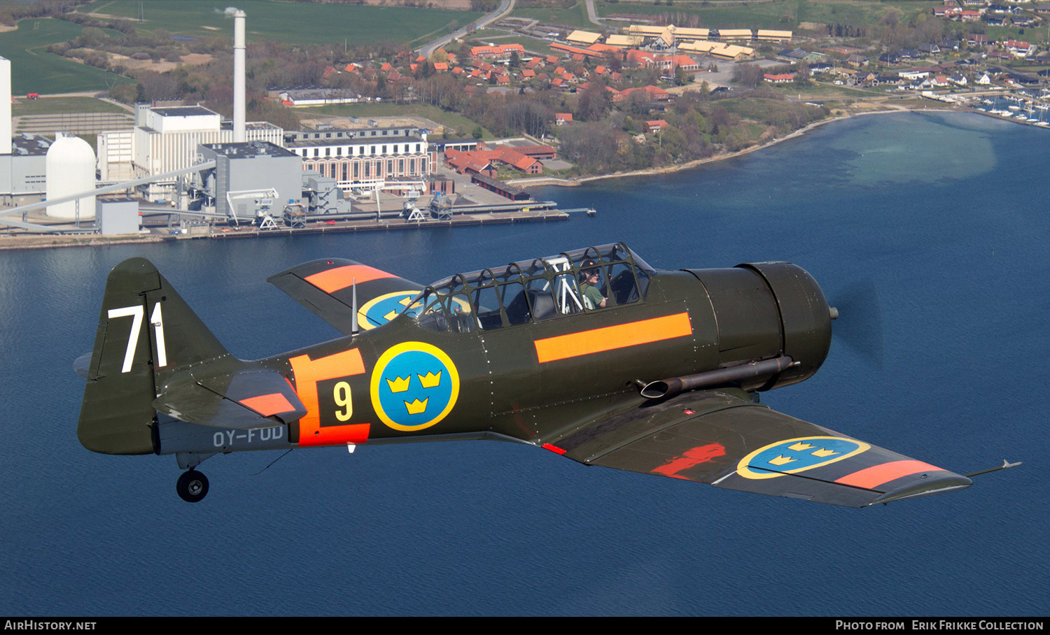 Aircraft Photo of OY-FUD / 16068 | North American AT-16 Harvard IIB | Sweden - Air Force | AirHistory.net #773484