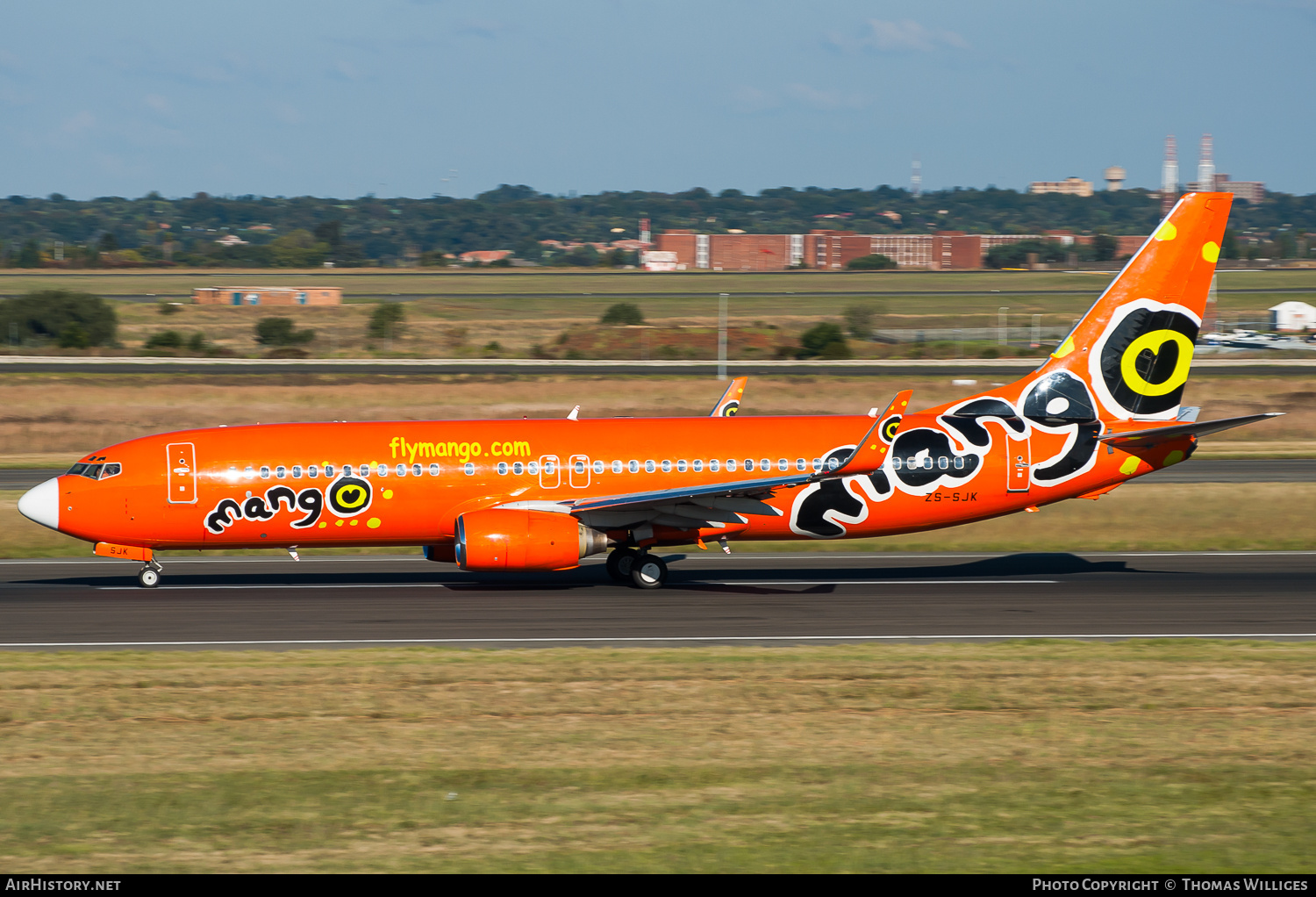 Aircraft Photo of ZS-SJK | Boeing 737-8BG | Mango Airlines | AirHistory.net #773487