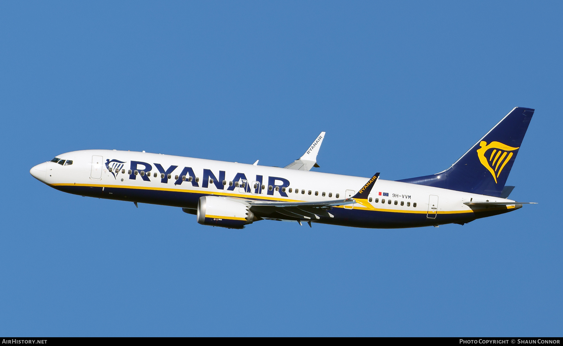 Aircraft Photo of 9H-VVM | Boeing 737-8200 Max 200 | Ryanair | AirHistory.net #773496