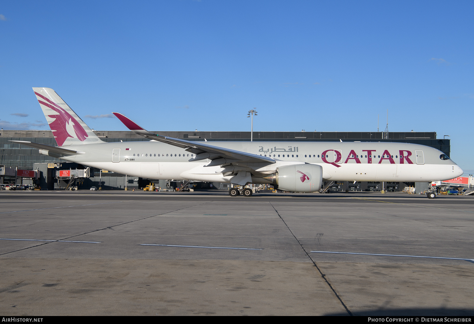 Aircraft Photo of A7-AMH | Airbus A350-941 | Qatar Airways | AirHistory.net #773506