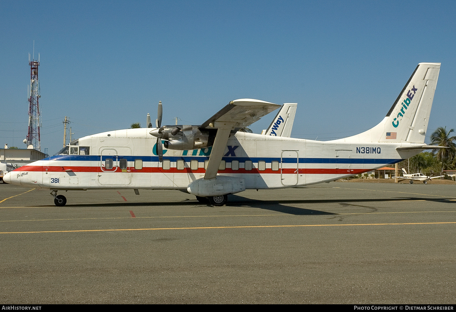 Aircraft Photo of N381MQ | Short 360-300/F | CaribEx Worldwide | AirHistory.net #773530