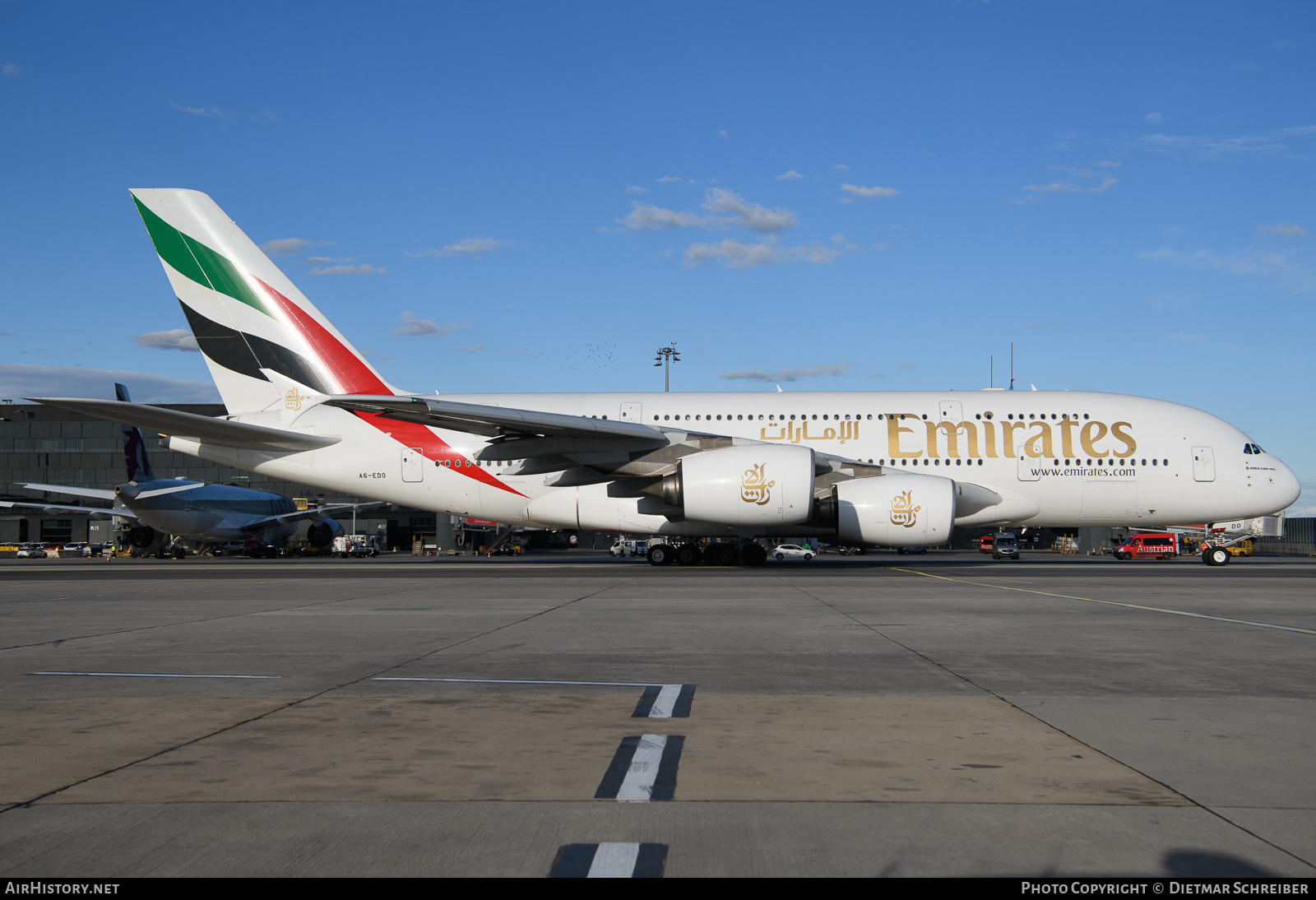 Aircraft Photo of A6-EDO | Airbus A380-861 | Emirates | AirHistory.net #773539