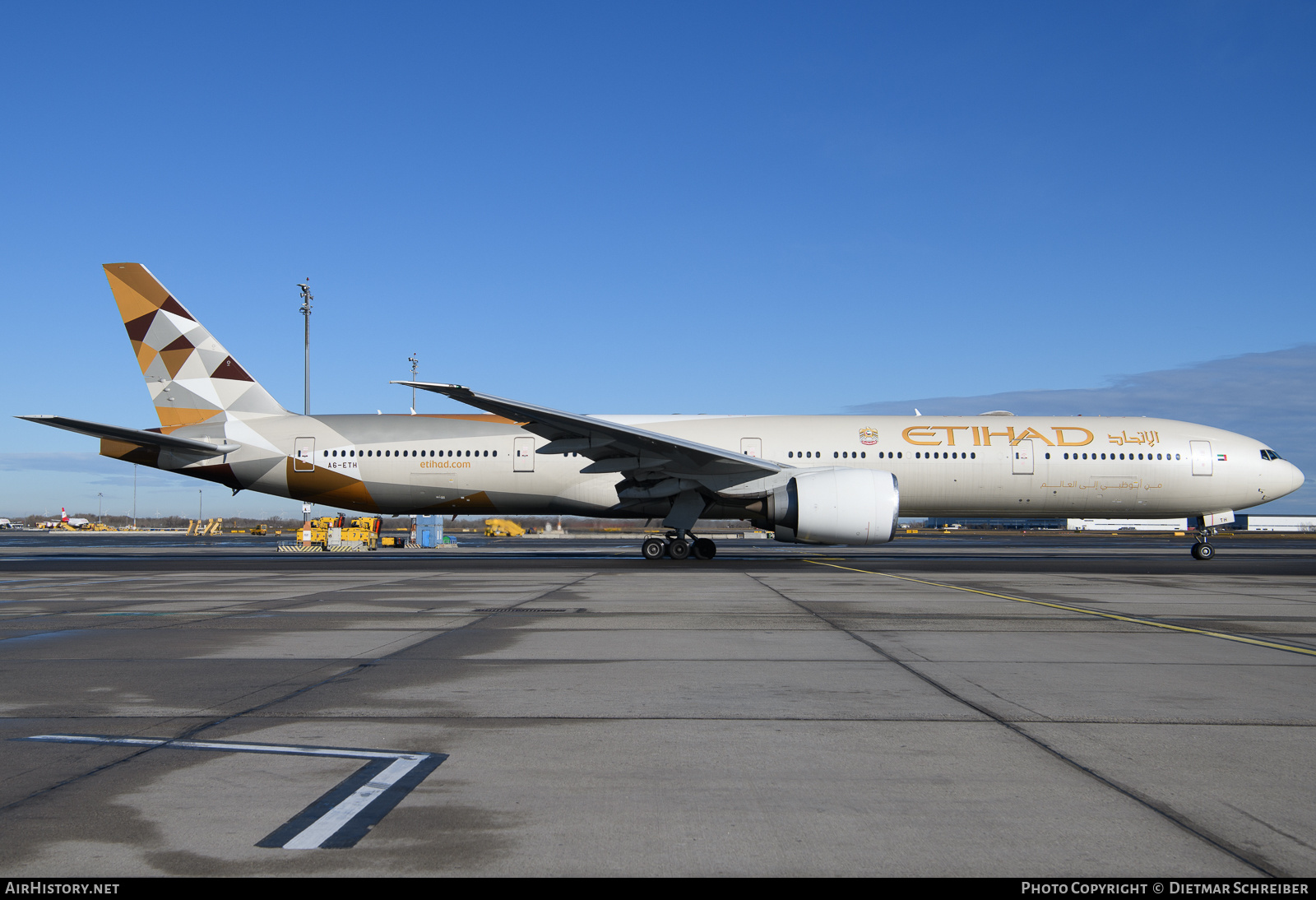 Aircraft Photo of A6-ETH | Boeing 777-3FX/ER | Etihad Airways | AirHistory.net #773540