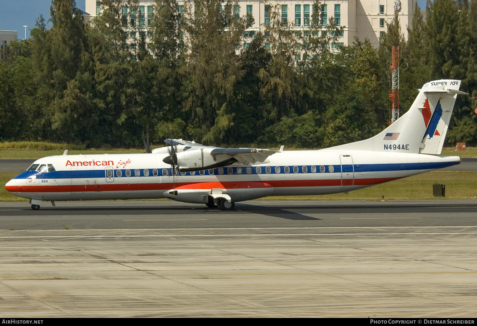 Aircraft Photo of N494AE | ATR ATR-72-500 (ATR-72-212A) | American Eagle | AirHistory.net #773544