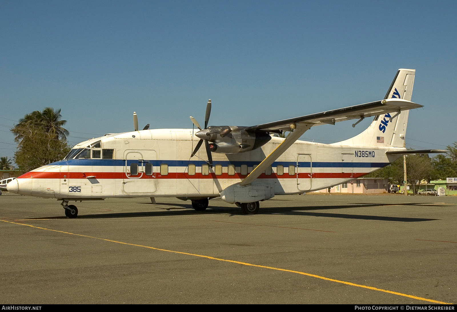 Aircraft Photo of N385MQ | Short 360-200 | SkyWay Enterprises | AirHistory.net #773549