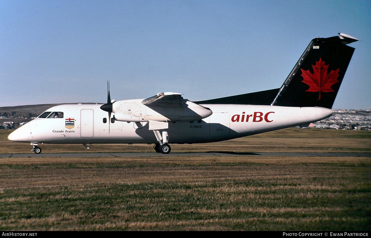 Aircraft Photo of G-FACD | De Havilland Canada DHC-8-102 Dash 8 | Air BC | AirHistory.net #773555