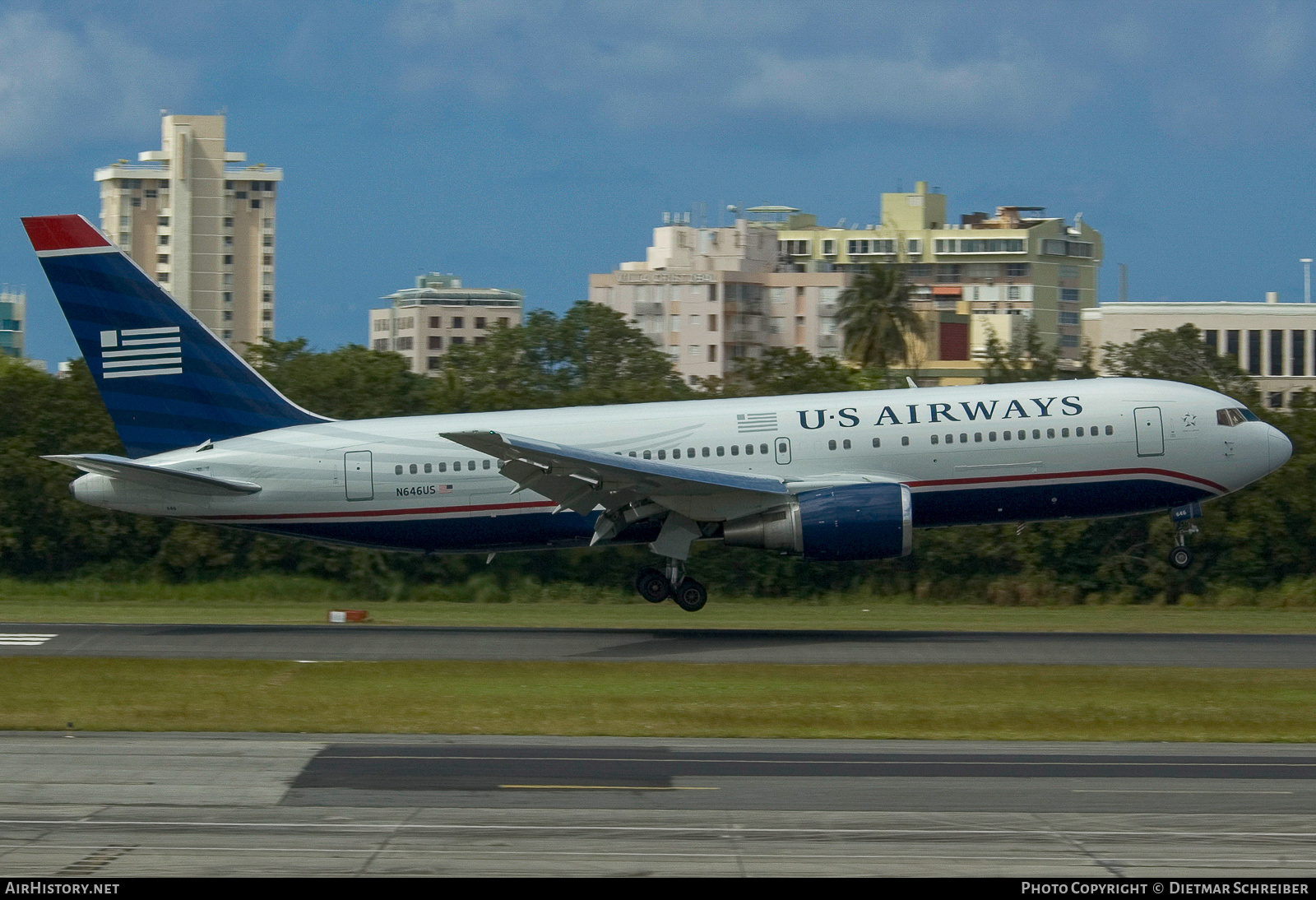 Aircraft Photo of N646US | Boeing 767-201/ER | US Airways | AirHistory.net #773570