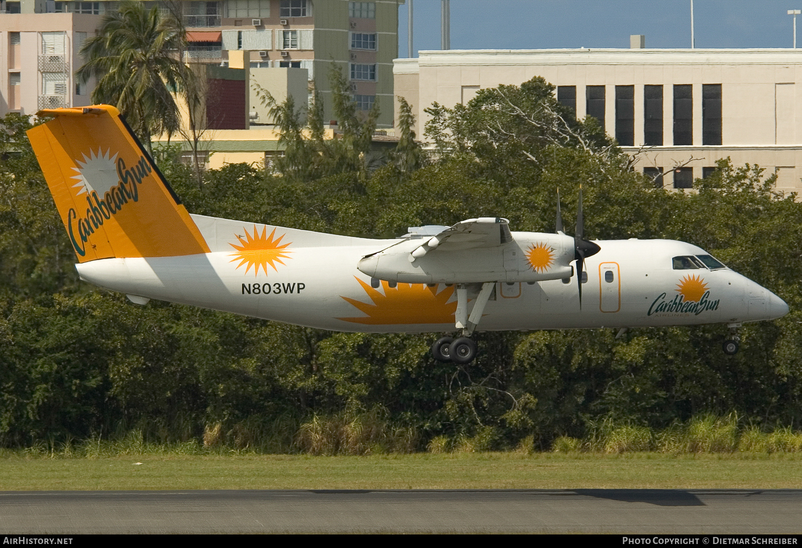 Aircraft Photo of N803WP | De Havilland Canada DHC-8-102 Dash 8 | Caribbean Sun Airlines | AirHistory.net #773577