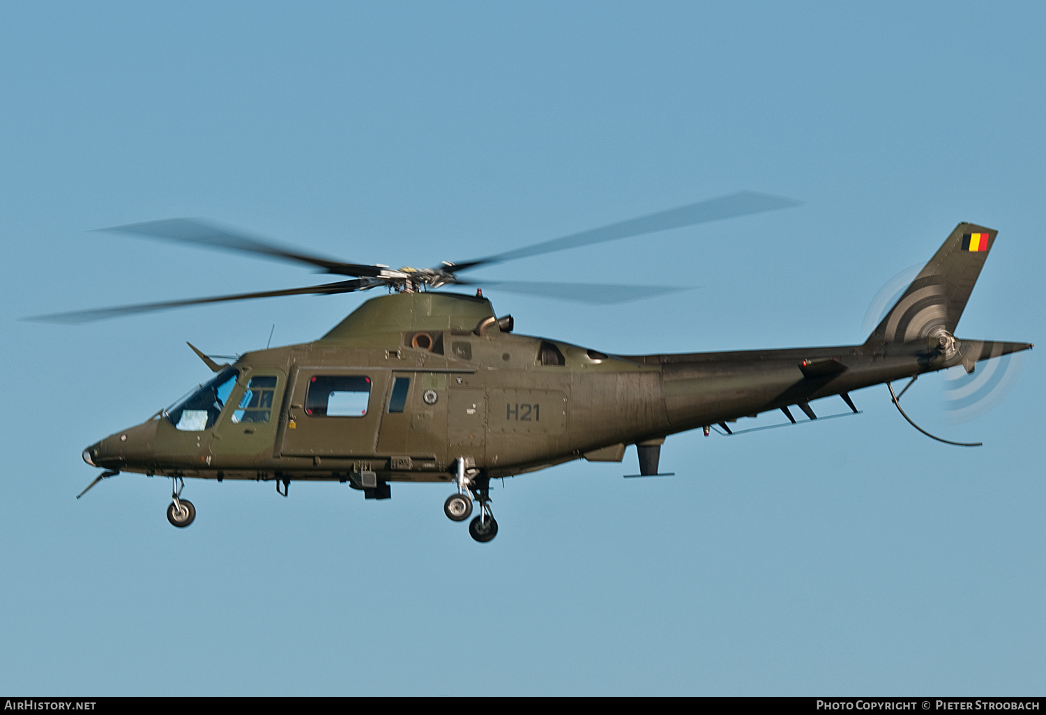 Aircraft Photo of H21 | Agusta A-109HO (A-109BA) | Belgium - Army | AirHistory.net #773640